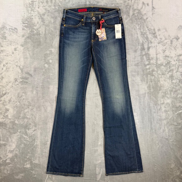Ag Adriano Goldschmied Denim - AG Adriano Goldschmied The New Legend Flare Jeans Women's 26R Dark Blue Denim
